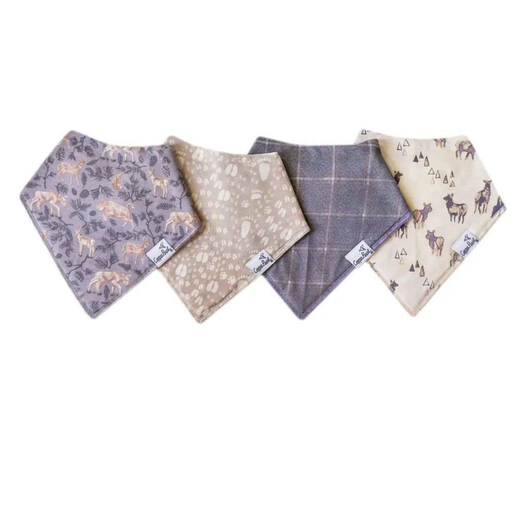 Bandana Bib Set - Timber