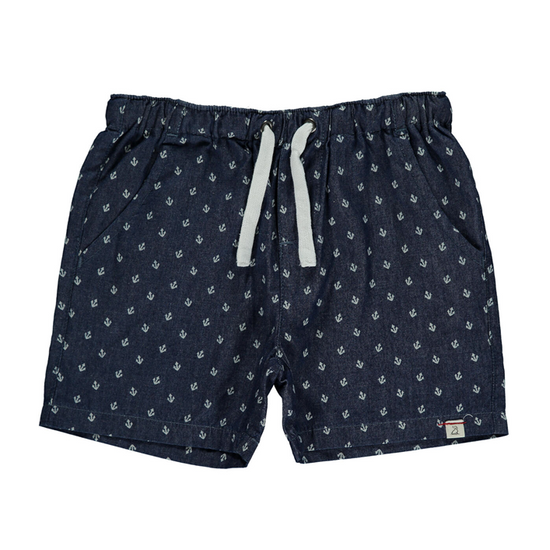 Mahalo Short - Navy Anchors