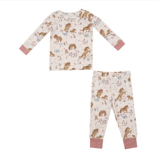 Pretty Ponies Long Sleeve Loungewear Set