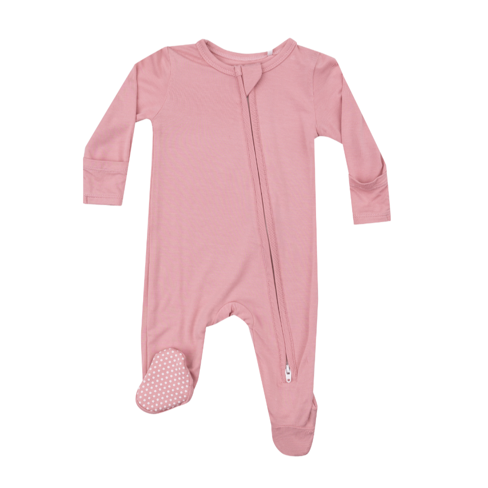 Bridal Rose 2-Way Zipper Footie