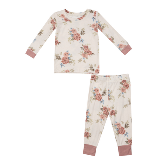 Romantic Roses Long Sleeve Loungewear Set