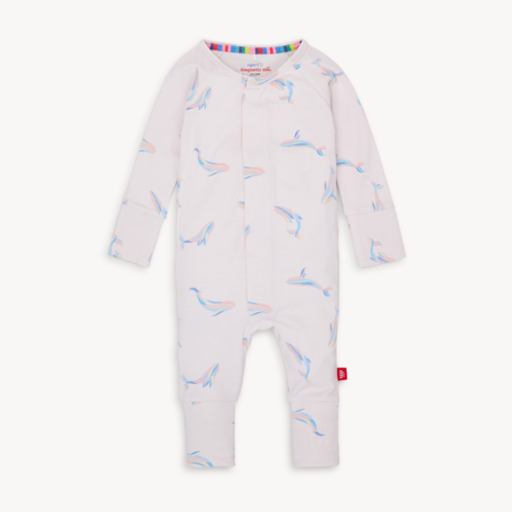 I Whale Always Love You Modal Magnetic Convertible Grow With Me Coverall