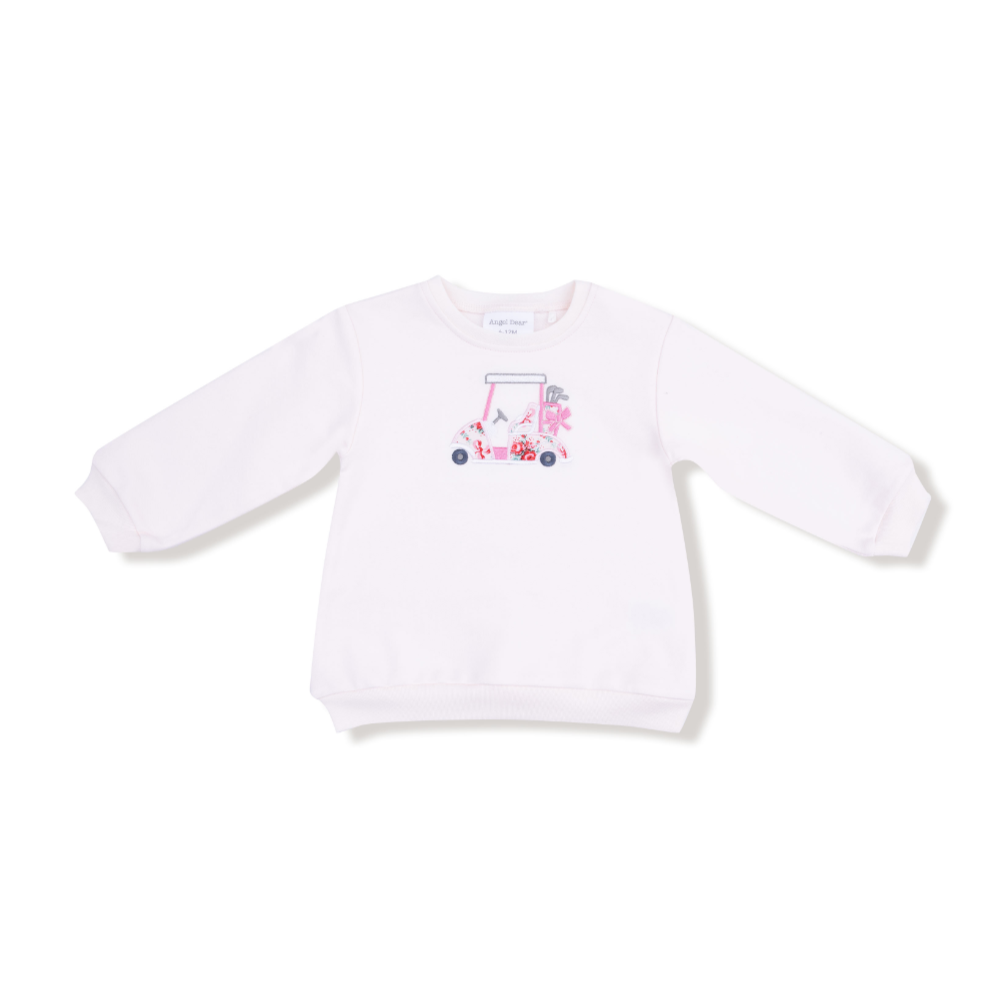 Puffy Oversized Sweatshirt - Pink Golf