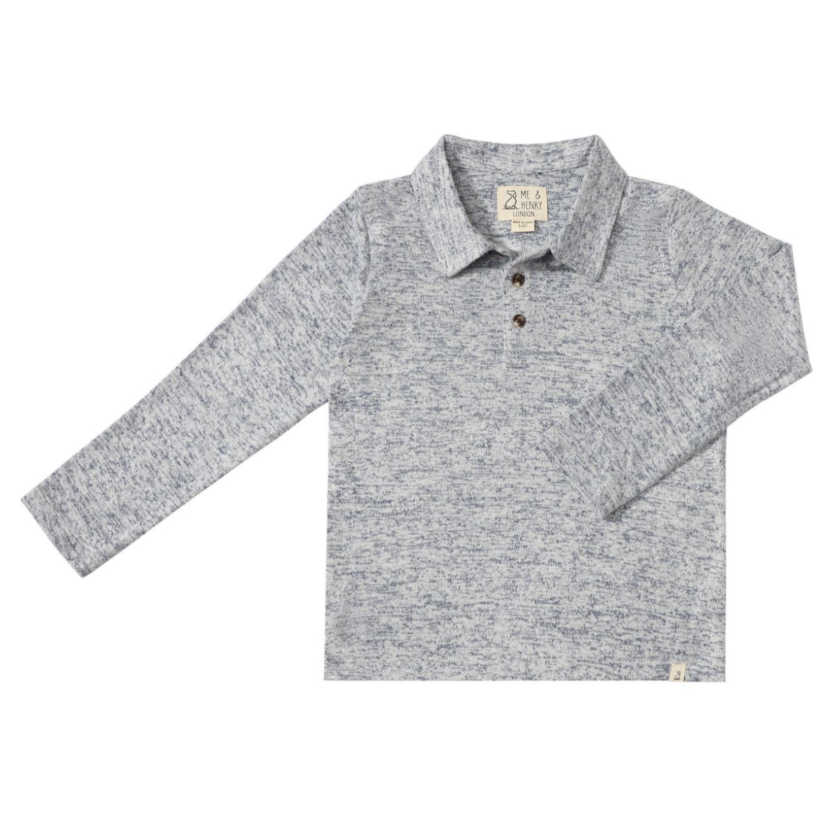 Spencer Polo - Heathered Navy