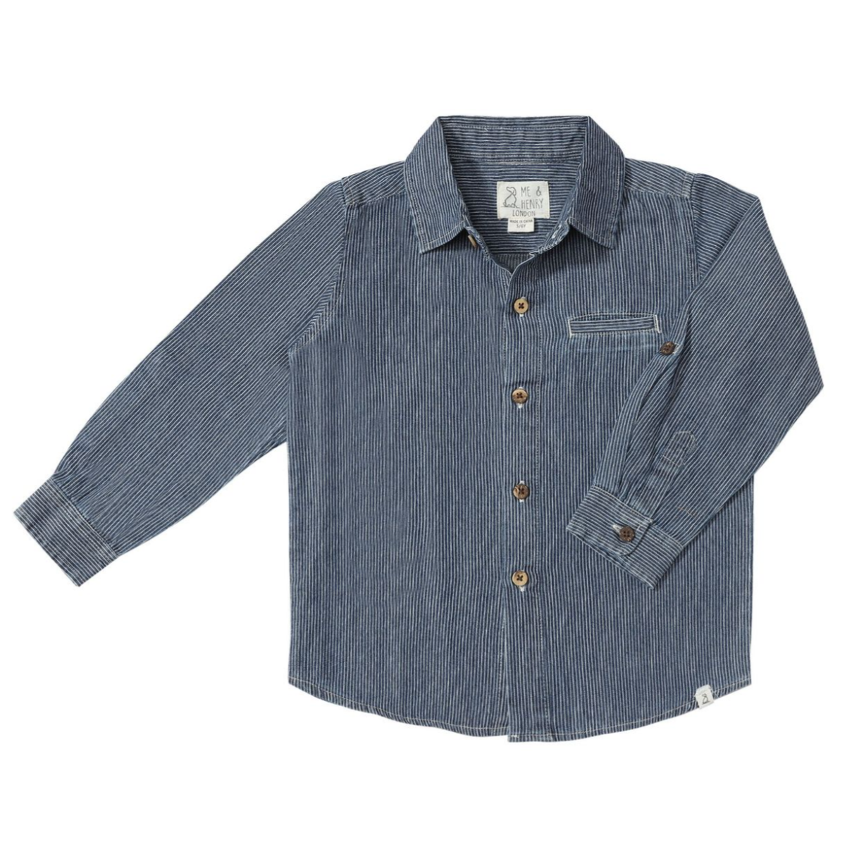Atwood Woven Shirt - Blue/White Stripe