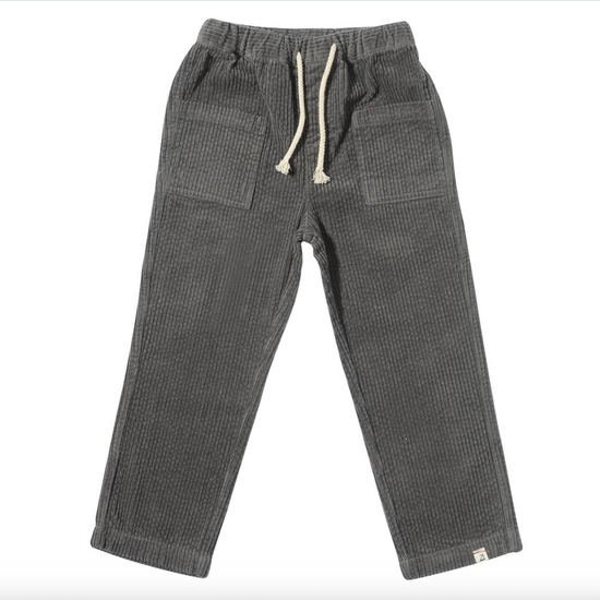 Frigat Chunky Cords Pants - Charcoal Grey