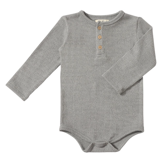 Aynor Henley Bodysuit - Grey