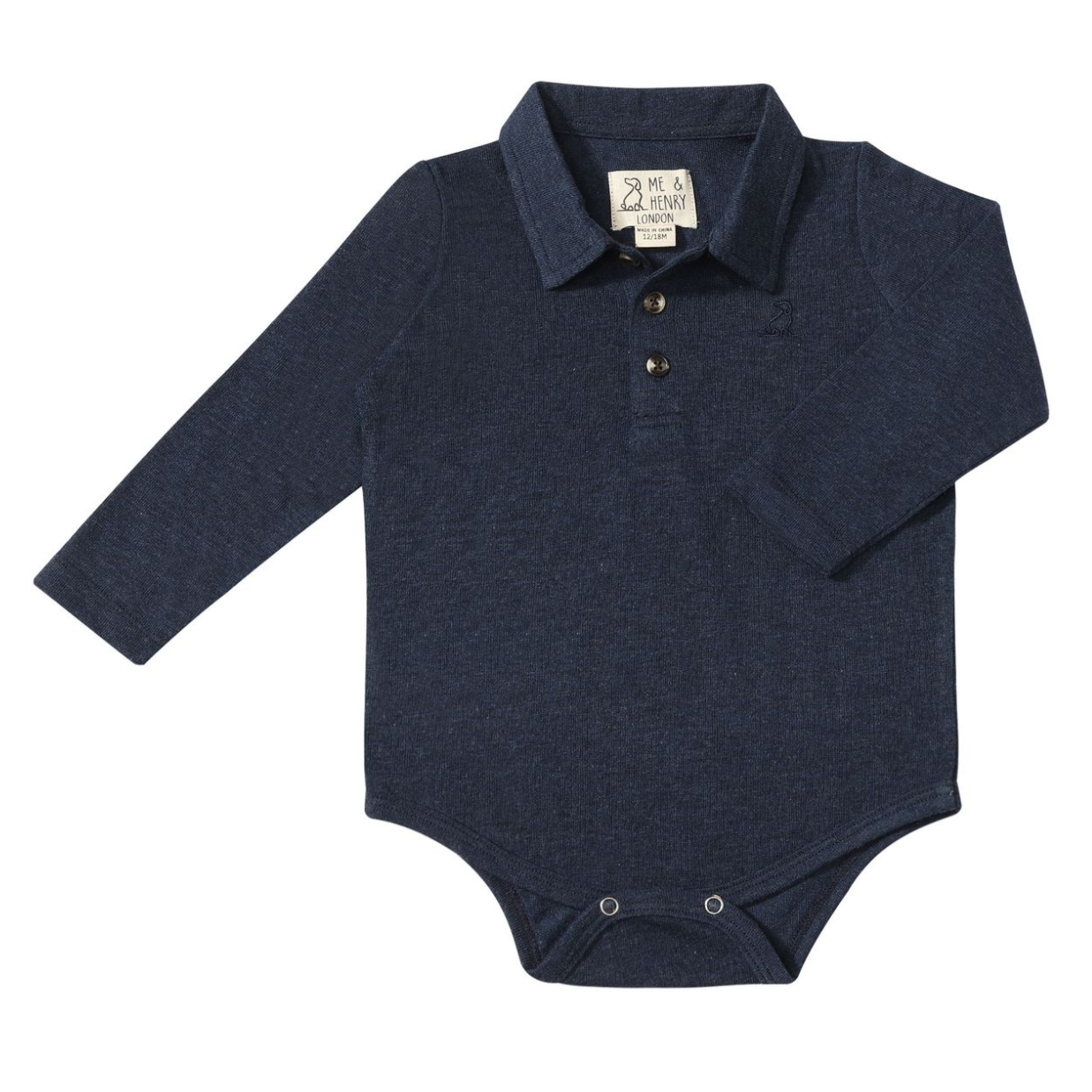Seymour Polo Bodysuit - Navy