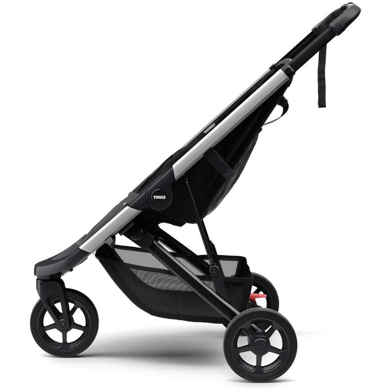 Spring Stroller - Shadow Gray on Aluminum