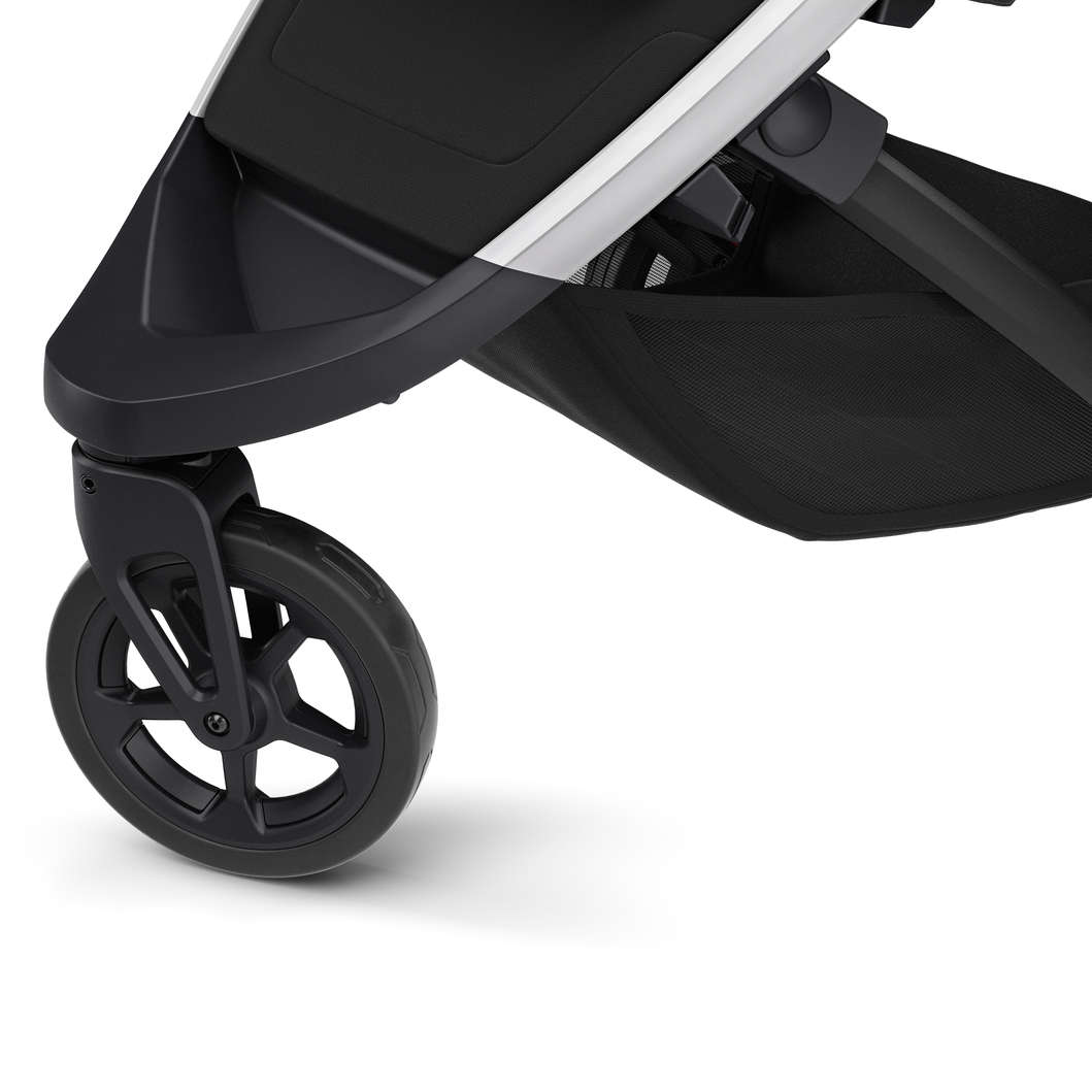 Spring Stroller - Gray Melange on Black