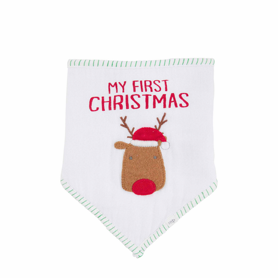 Reindeer My First Christmas Bib