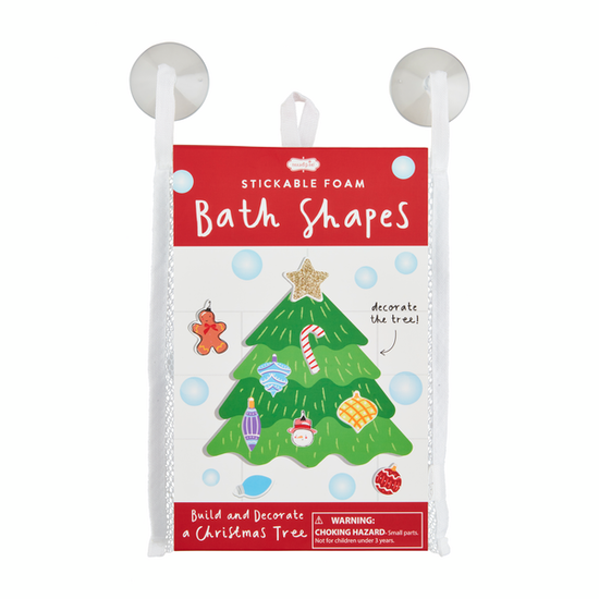 Green Christmas Tree Bath Stickable Set