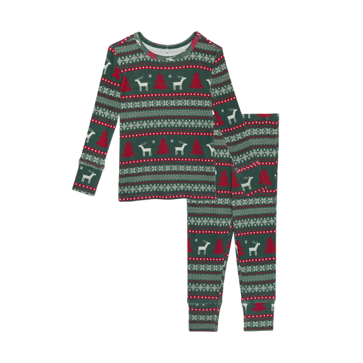 Holiday Fair Isle  Long Sleeve Pajamas