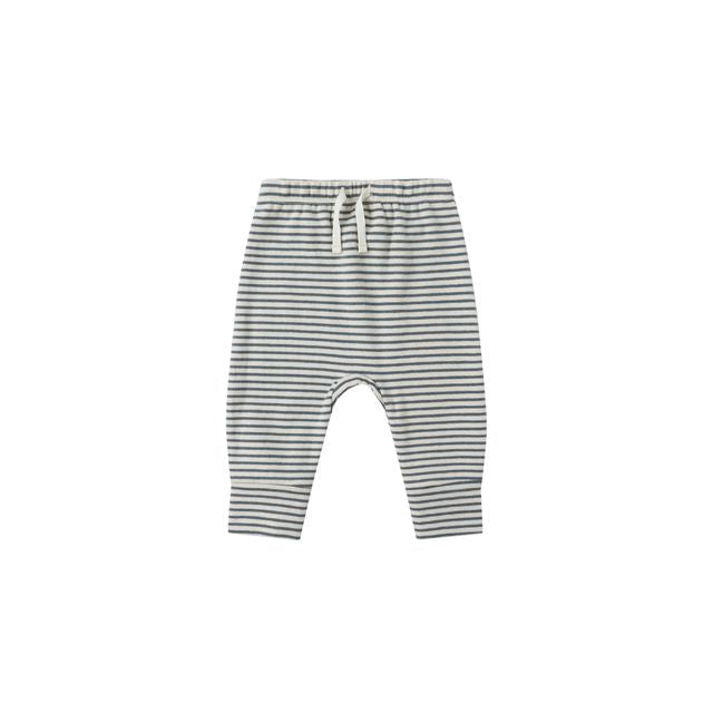 Drawstring Pant - Ocean Micro Stripe