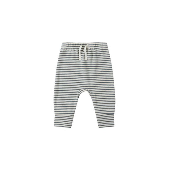 Drawstring Pant - Ocean Micro Stripe