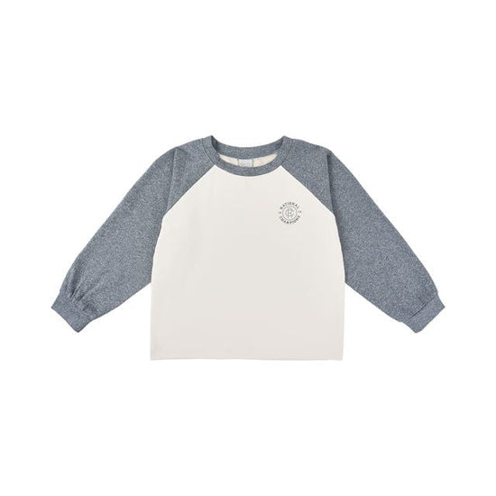 Raglan Tee - Heathered Navy