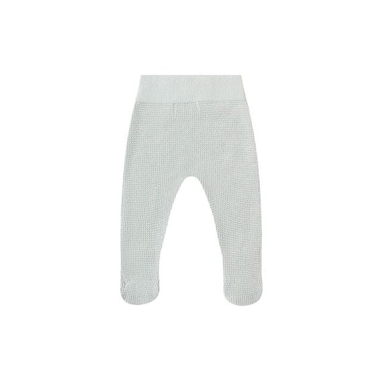 Footed Knit Pant - Ice Blue