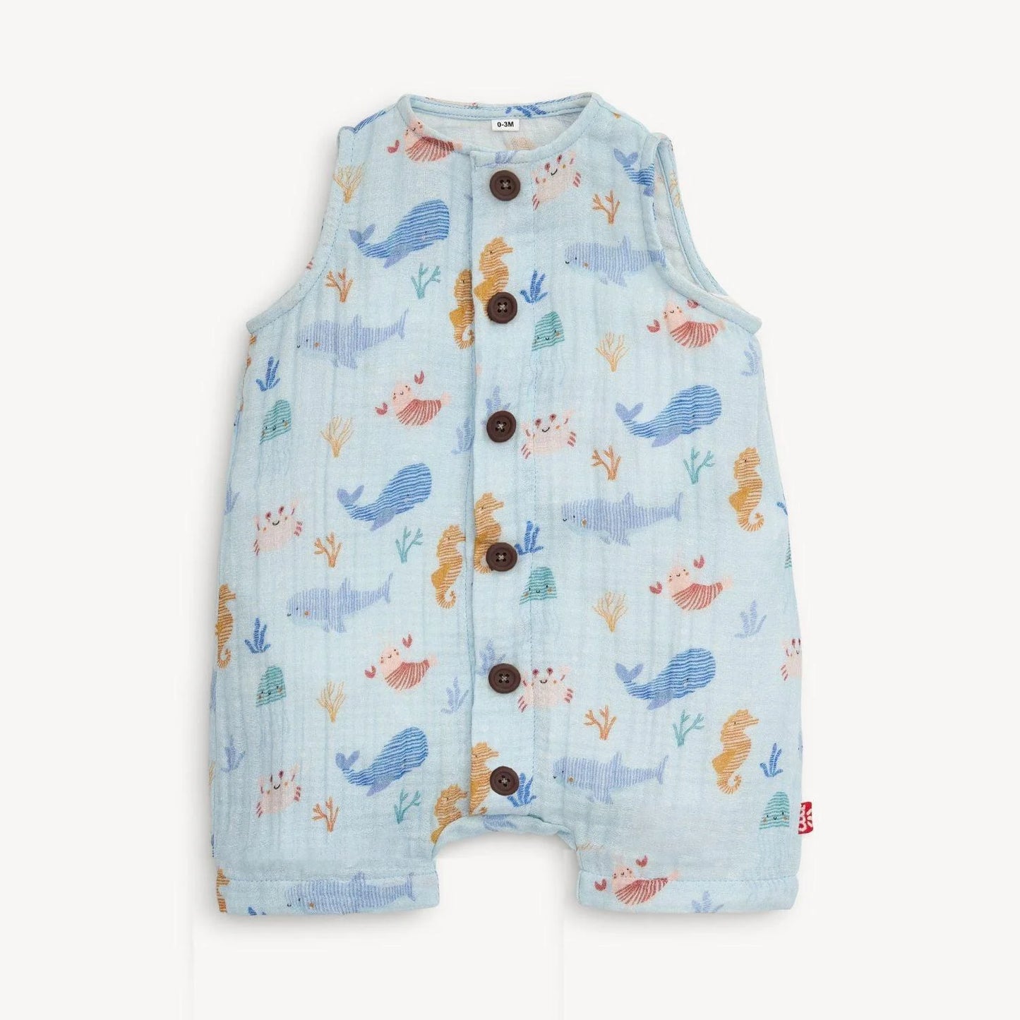 Deep Sea Jubilee Cotton Magnetic Sleeveless Coverall