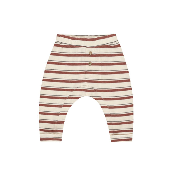 Baby Cru Pant - Brick Stripe