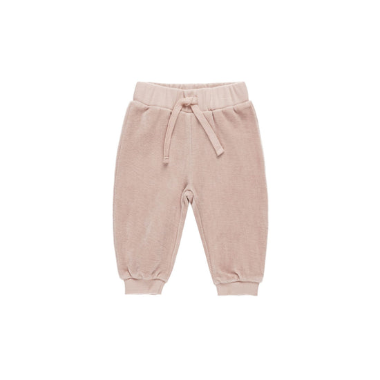 Velour Relaxed Sweatpant - Blush