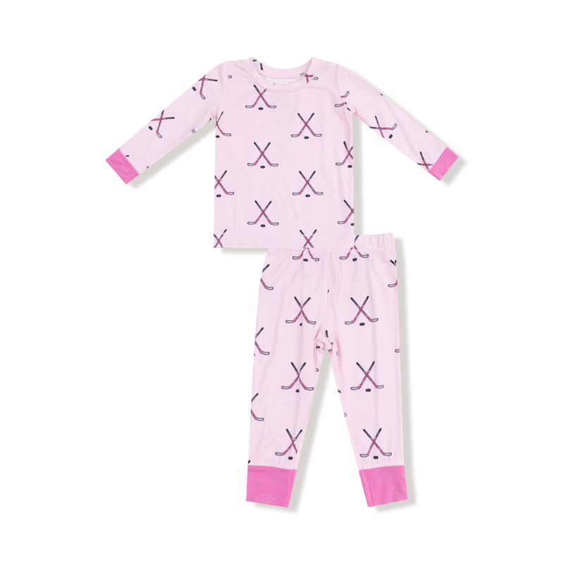 Hockey Pink Long Sleeve Loungewear