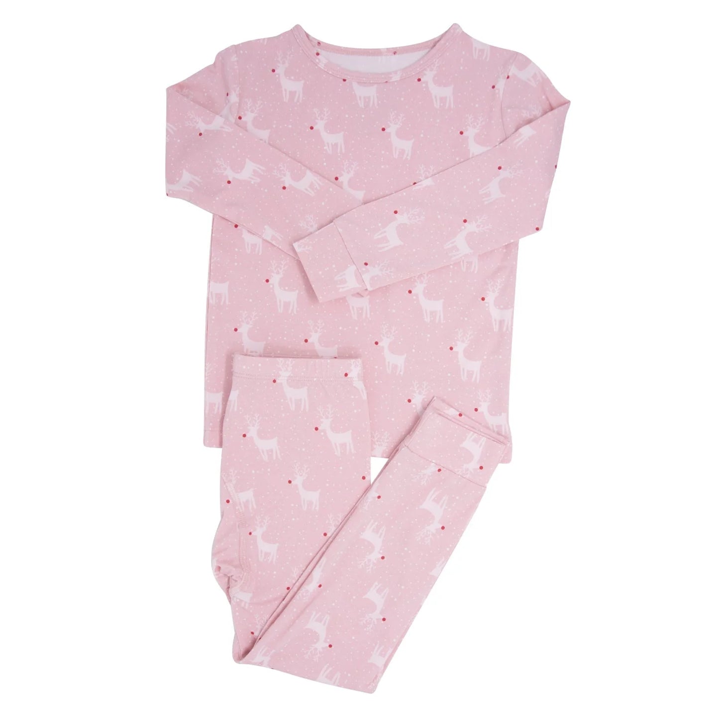 Rudolph Long Sleeve Pajama - Pink