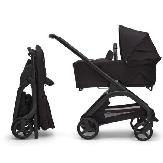 Dragonfly Stroller with Bassinet Midnight Black, Midnight Black