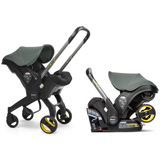 Infant Car Seat & Stroller with LATCH Base - Slate Green