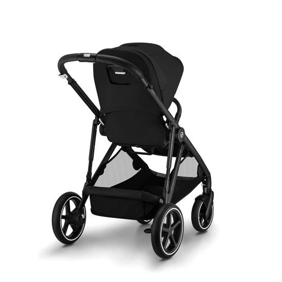 Gazelle S 2 Stroller - Moon Black & Black Frame
