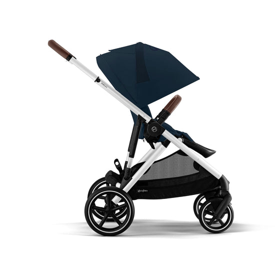 Gazelle S 2 Stroller - Ocean Blue & Silver Frame