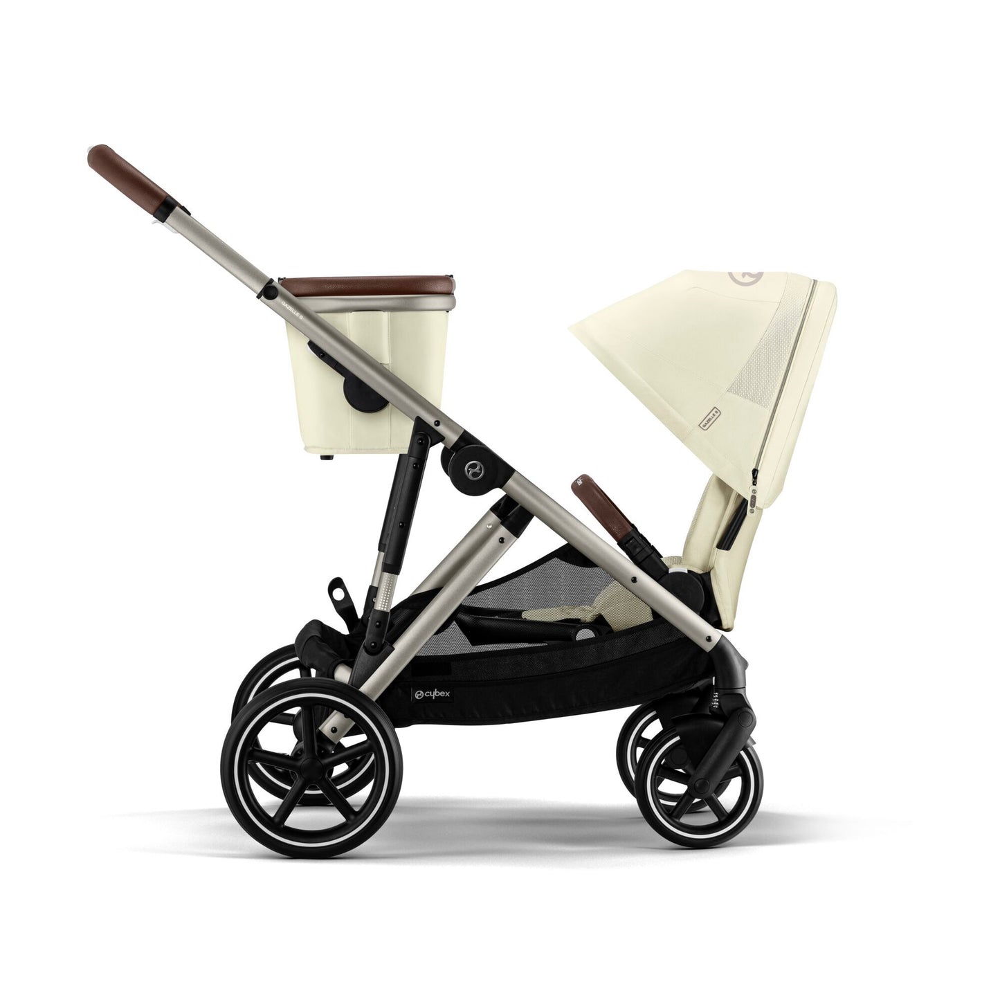 Gazelle S 2 Stroller - Seashell Beige & Taupe Frame