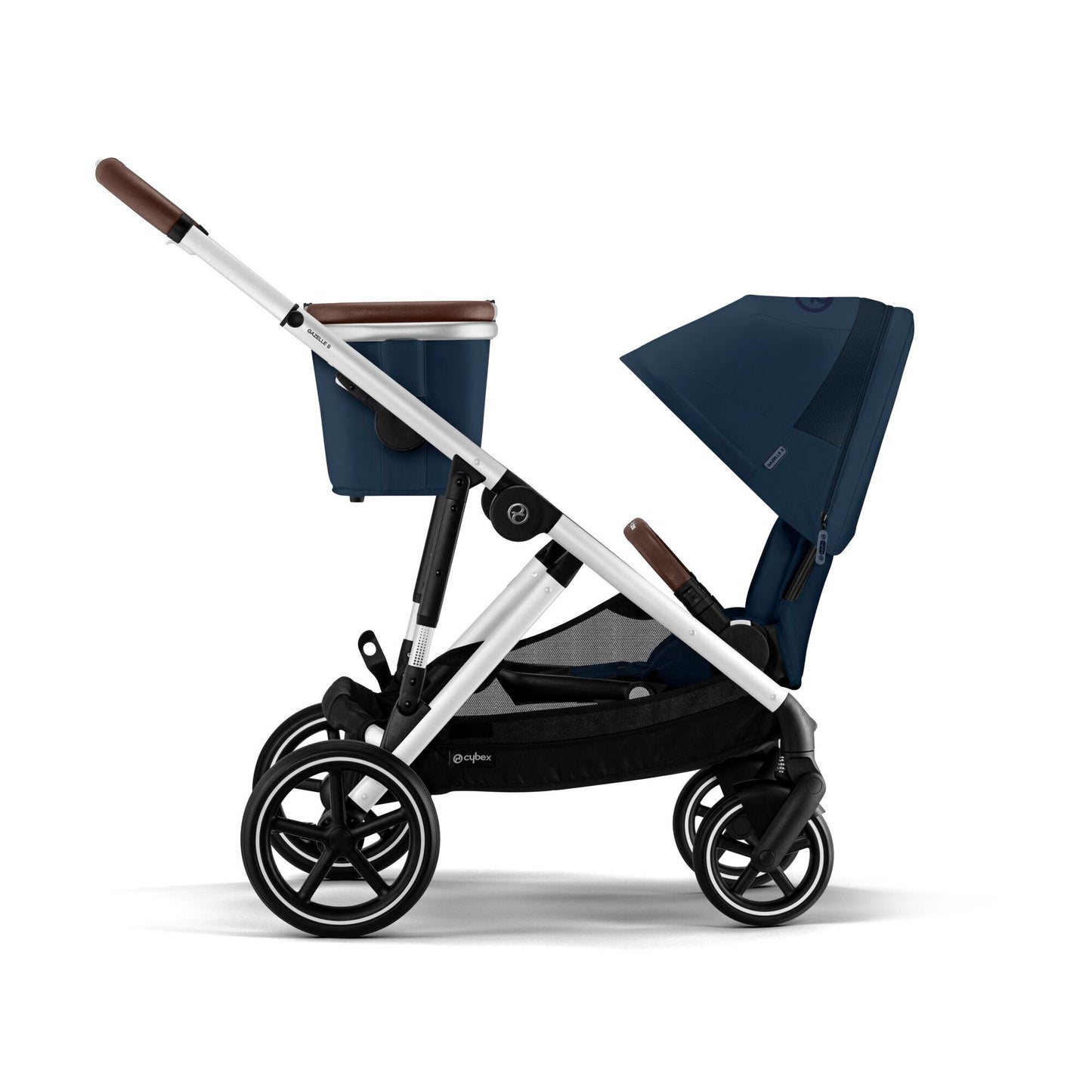 Gazelle S 2 Stroller - Ocean Blue & Silver Frame