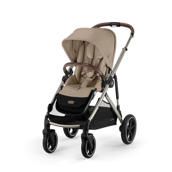 Gazelle S 2 Stroller - Almond Beige & Taupe Frame