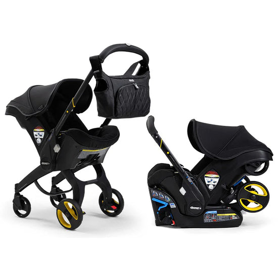 Infant Car Seat & Stroller with LATCH Base - Midnight Edition