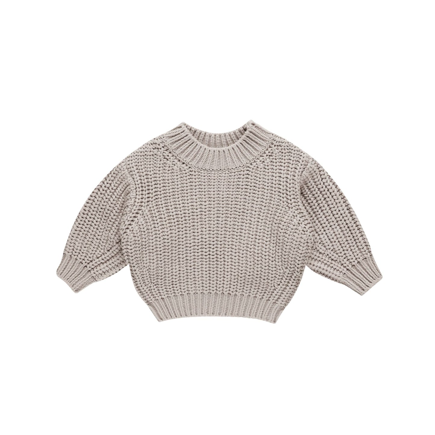 Chunky Knit Sweater - Fog