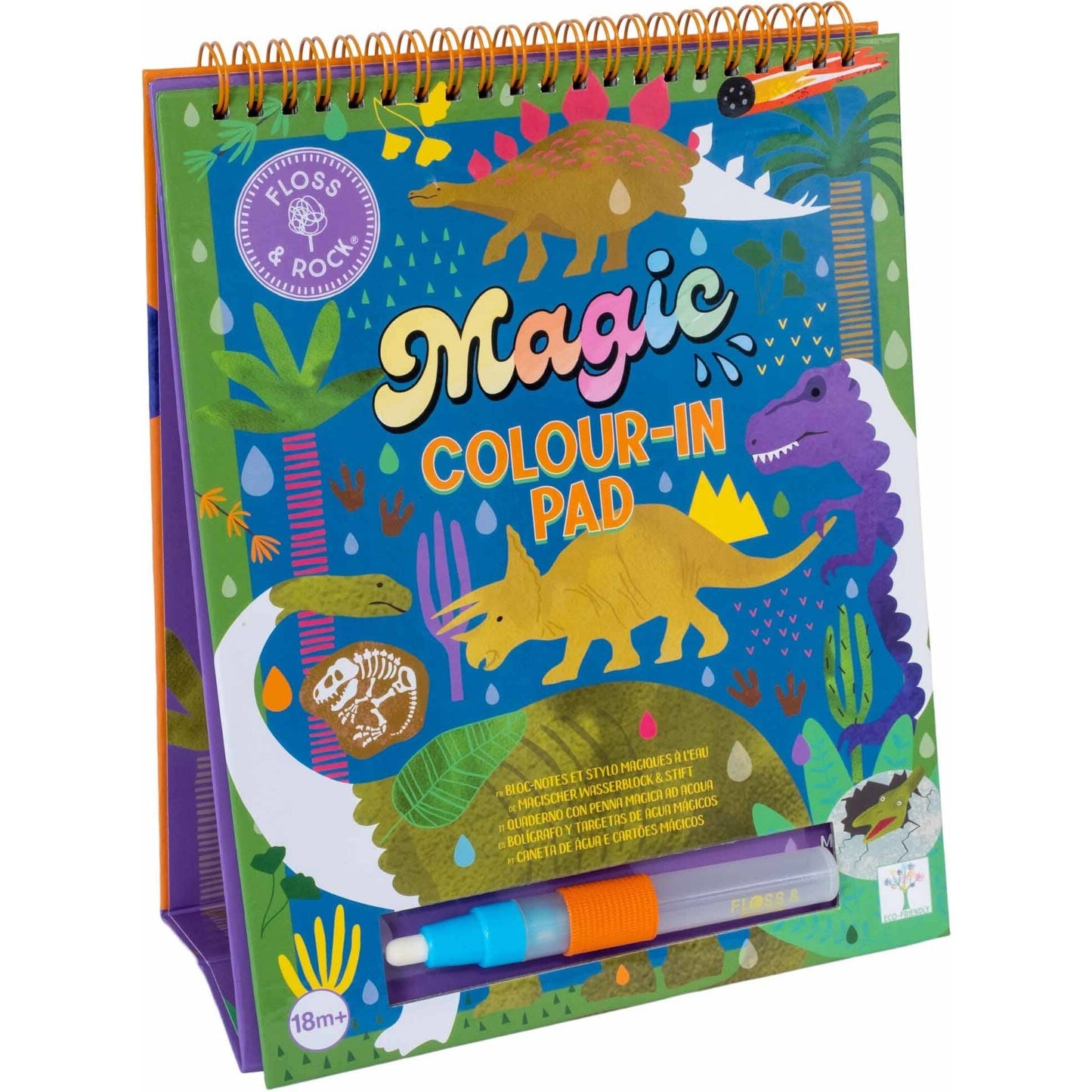 Dino Magic Color Changing Watercard Easel and Pen