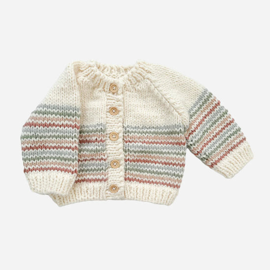 Stripe Cardigan - Pastel