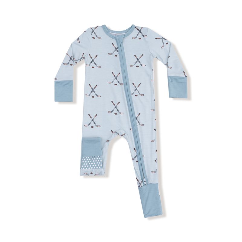 Hockey Stone Blue 2-Way Zipper Romper