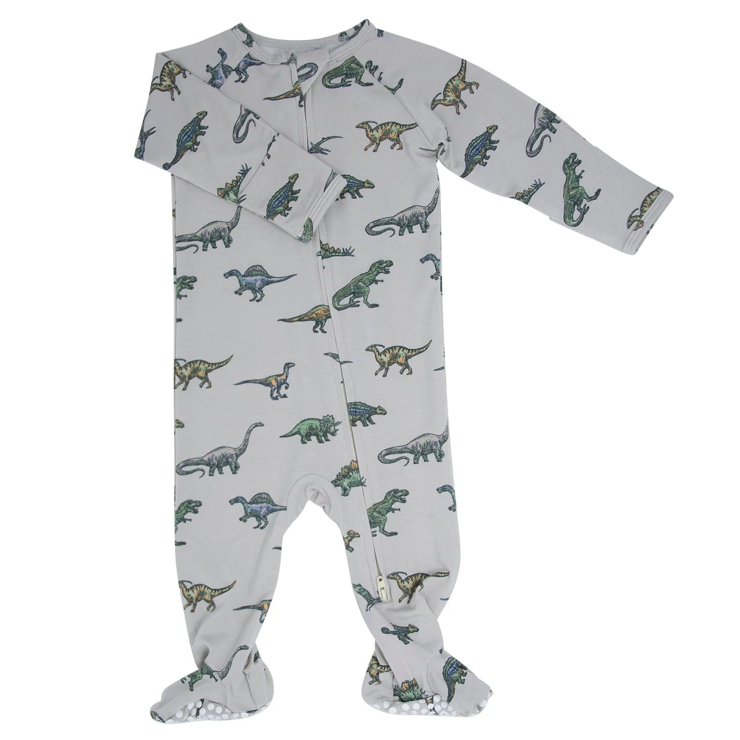 Legendary Dinosaur Zippered Footie