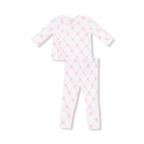Ribbon Bow Trellis Take Me Home Set With Roll Over Cuff Pant