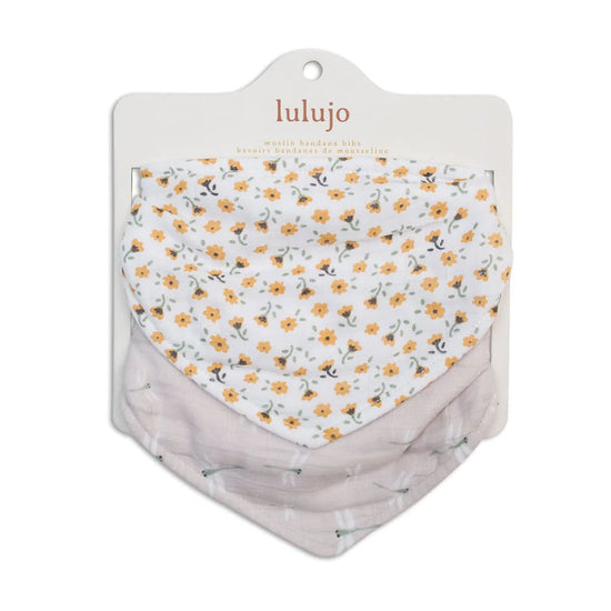 Bandana Bibs - Dragonfly & Vintage Floral