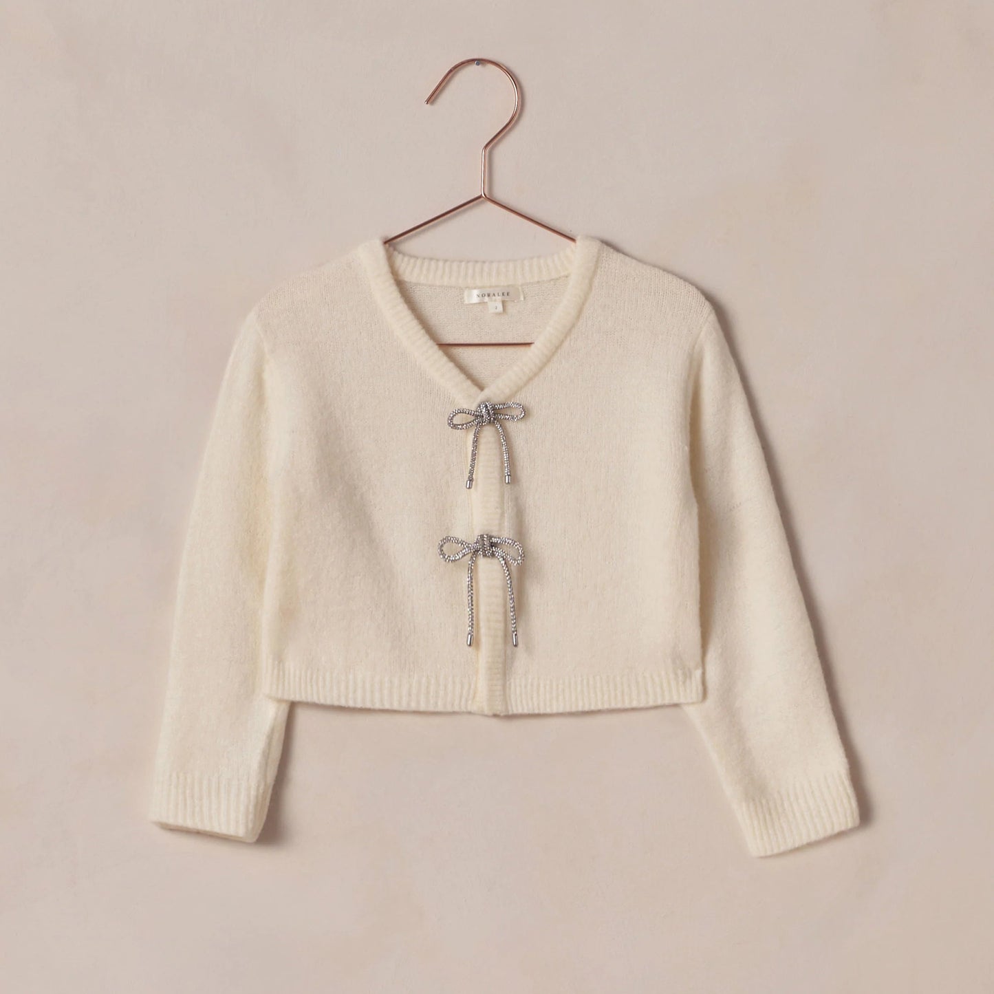 Bow Cardigan - Ivory