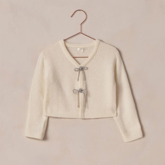 Bow Cardigan - Ivory