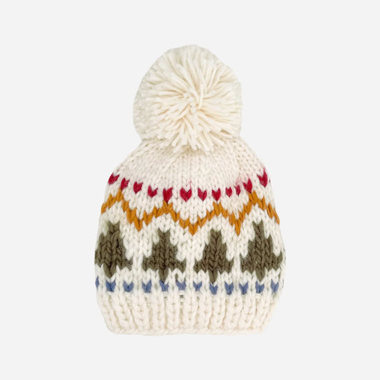 Holiday Tree Fair Isle Hat