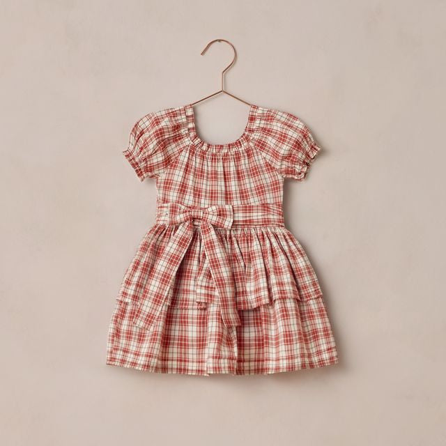 Annette Dress - Holiday Tartan