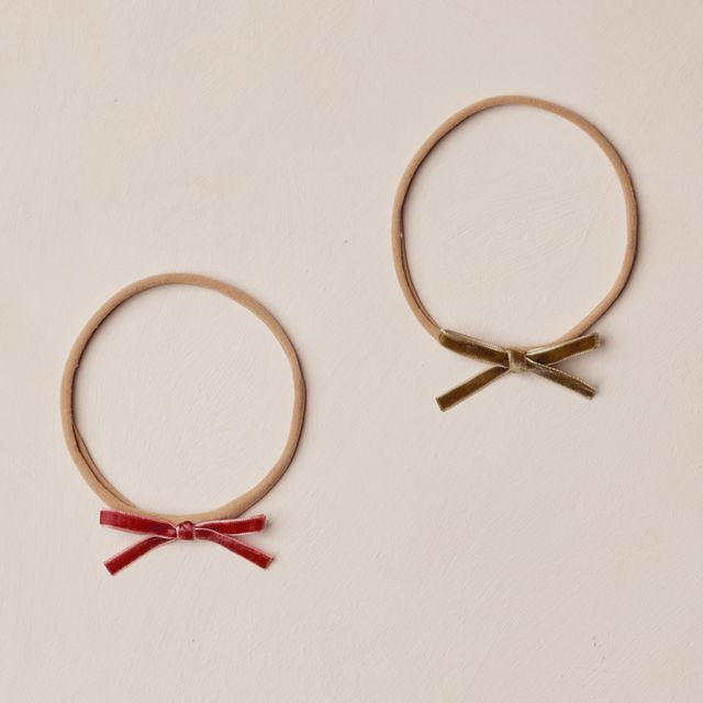 Baby Bow Headbands - Ruby & Pine