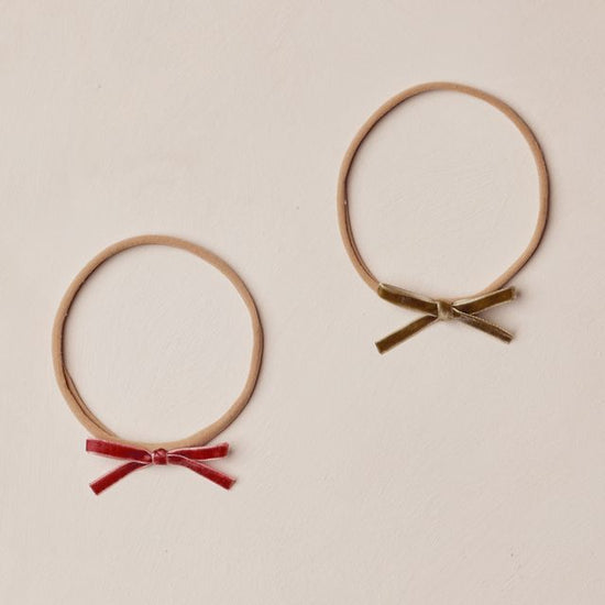 Baby Bow Headbands - Ruby & Pine