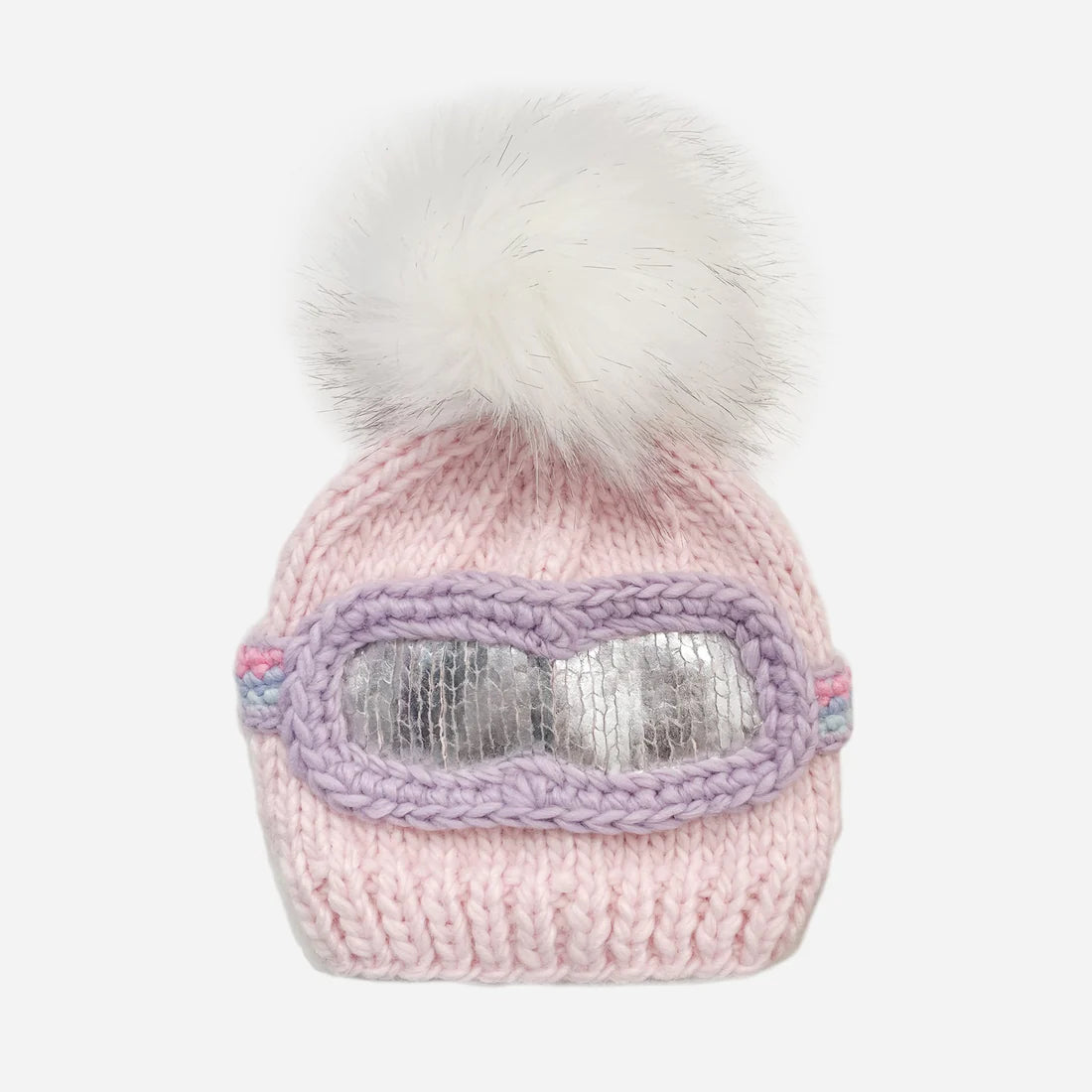 Ski Goggle Hat - Pink