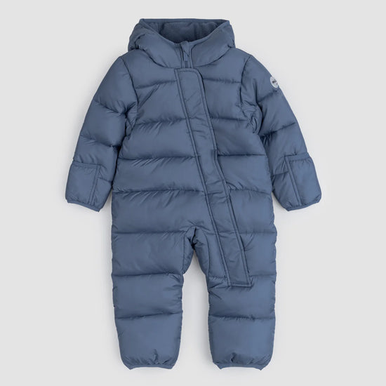 Miles Blue Baby Hooded Pram Snowsuit