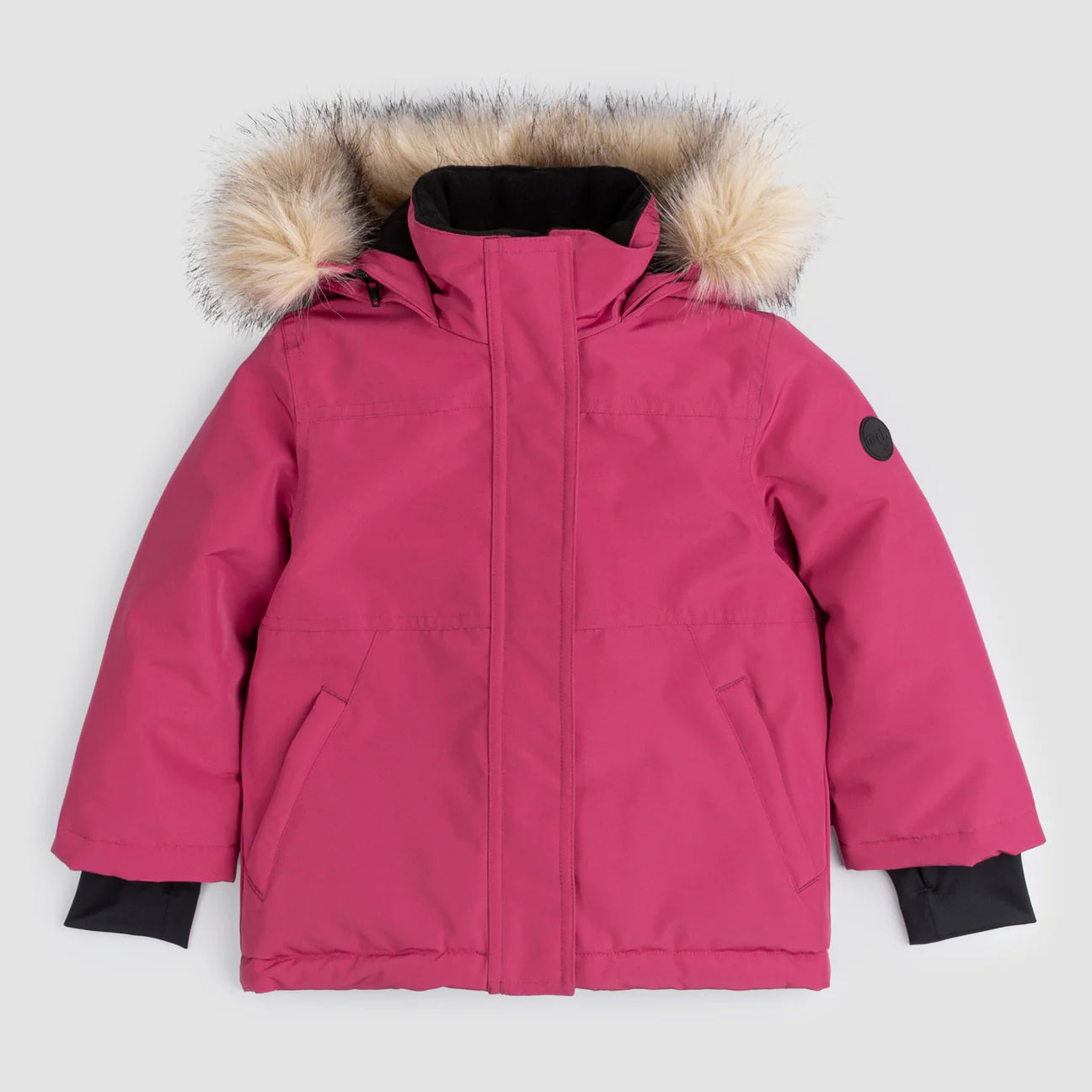 Magenta Hooded Parka